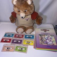 Teddy Ruxpin con 8 nastri e