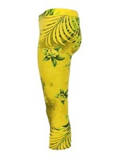 Solada Leggings donna a pinocchietto con stampa fiori