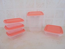 SET 5 CONTENITORI IN PLASTICA