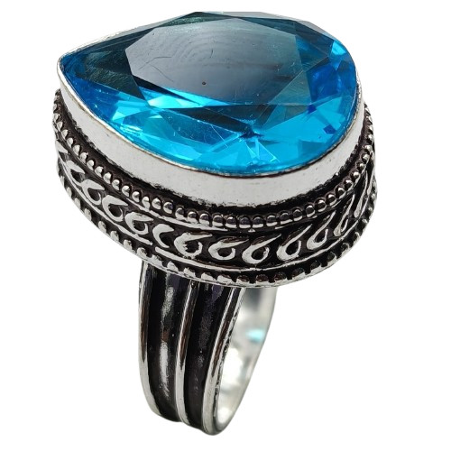 Anello placcato argento antico