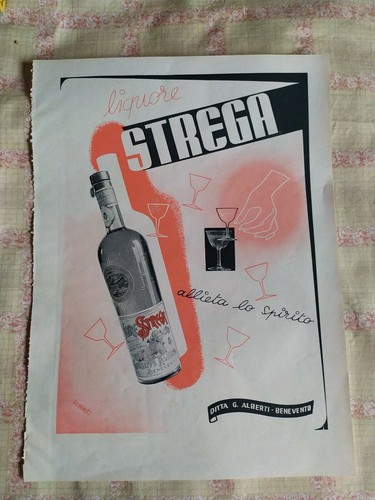 Pubblicità liquore strega - pubblicità,