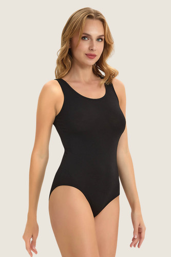 Body donna nero bianco - bianco, e