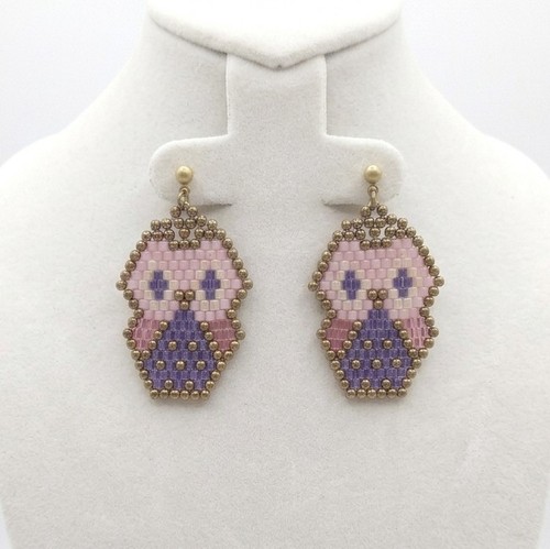 Orecchini charm gufo - orecchini,
