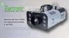 Macchina del Fumo Professionale Wireless DMX 1500W con LED Effetto Luce Strobo