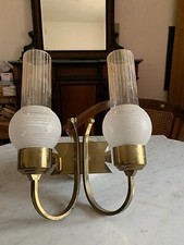 coppuia di applique in ottone