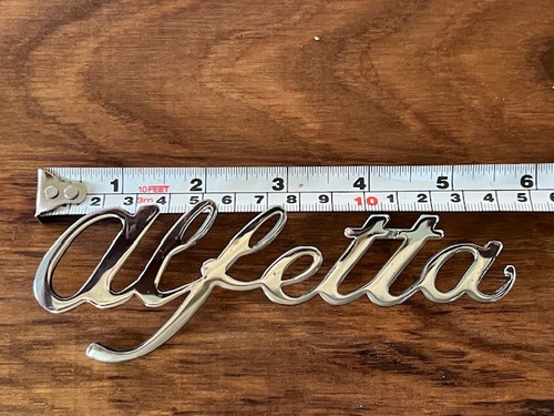 Targhetta alfa romeo alfetta - alfa,