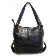 Shopper 2 manici in cuoio Il