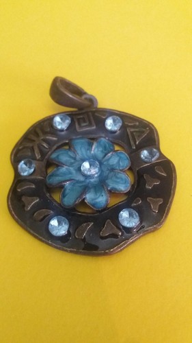 Pendente medaglione metallo - ,