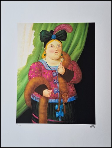 Fernando botero society lady - fernando,