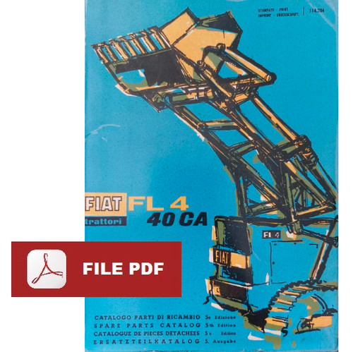 Fiat fl4 40ca catalogo - fiat, ricambi