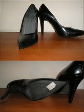 Scarpe Decoltè donna nere Sandro Ferrone n.39 come nuove