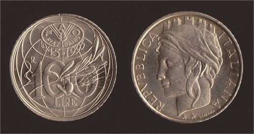 Italia repubblica 100 - italia, lire
