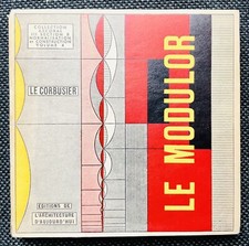 1954 LE CORBUSIER : LE MODULOR bon exemplaire