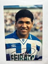 Autografo DONATO-Deportivo La Coruna-12 Cappellini SPAGNA-Euro96-Vasco da Gama-firmato