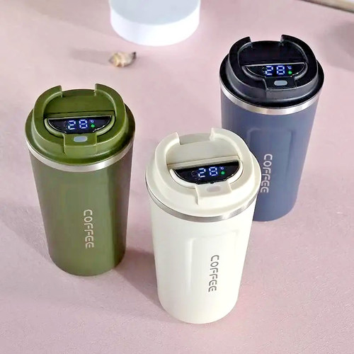 Tazza thermos digitale display - tazza,