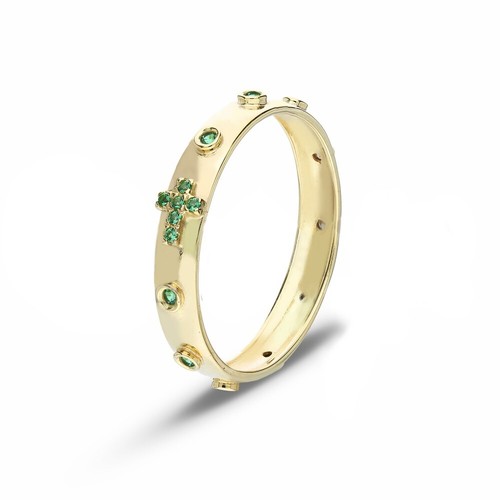 Anello rosario oro giallo - in,
