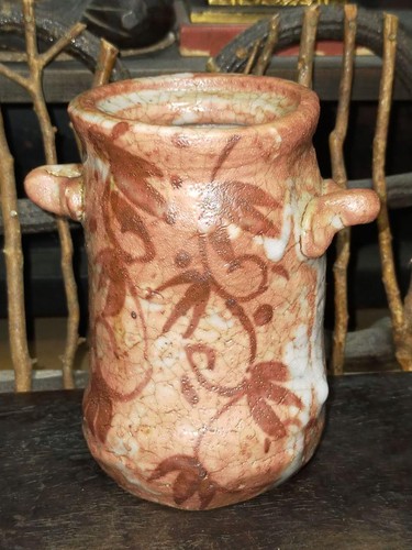 Antico vaso ceramica shino - vaso,