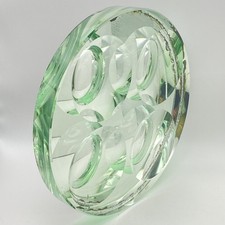 RARO CENTROTAVOLA VETRO VERDE