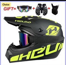 Casco motocross + guanti e occhiali