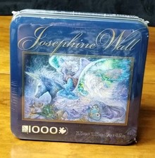 Josephine Wall WINGS 1000 pezzi puzzle da collezione latta nuovo scatola sigillato unicorno fata 