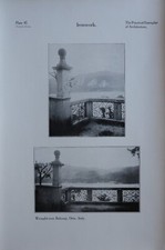 Stampa Di Architettura 1909 Ferro Battuto Balcone Orta Italia