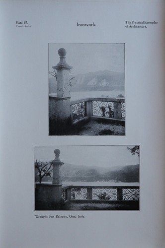 Stampa architettura 1909 - stampa, di