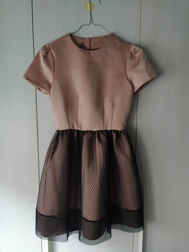 Vestito cerimonia cipria - vestito, donna