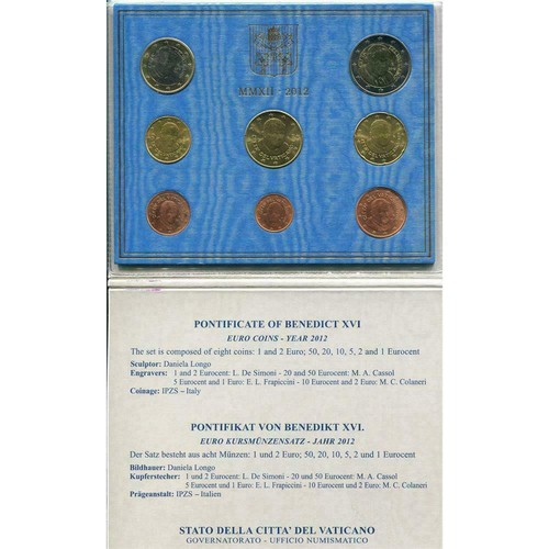 Euro vaticano vatikan - vatikan, 2012