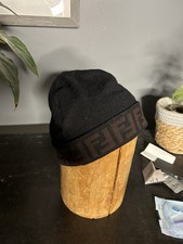 Berretto Fendi nero e marrone