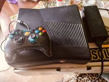 console xbox 360 slim 250gb + alimentatore + jostick + giochi