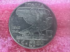 C. 50 CENTESIMI 1940 XVIII ITALIA VITTORIO EMANUELE III MONETA VINTAGE