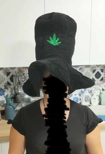 Cappello cilindro velluto - cappello, di