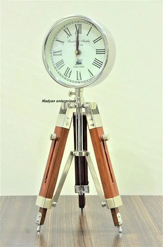 Orologio treppiede legno - a, in