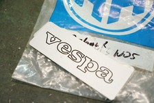 N4) Targa sella Vespa PK PX