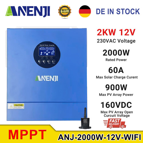 Inverter solare 2000w 12v off - 2000w,