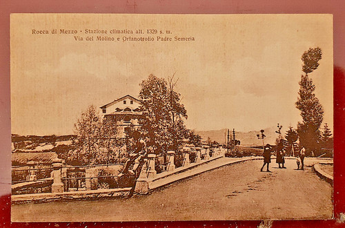 Cartolina rocca mezzo - cartolina,