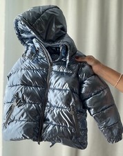 Giubbotto STELLAMcCARTNEY Bimba Taglia 8 anni Azzurro Metalliz.