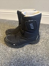 Stivali da neve Quechua SH100 X-Warm unisex neri impermeabili UK 3