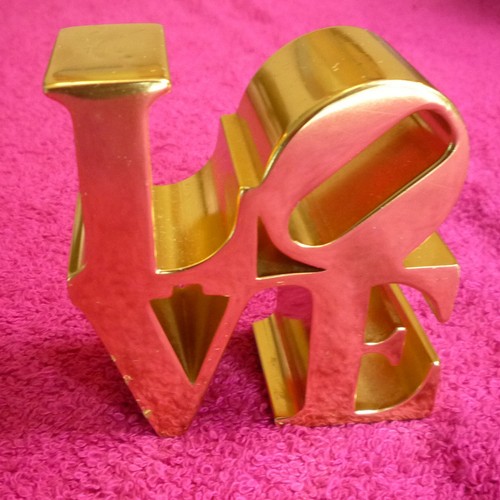 Robert indiana - (love, gold)
