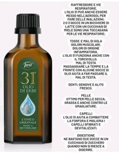 OLIO 31 Just ml 75 L'unico ORIGINALE SVIZZERO Olio 31