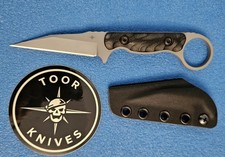 TOOR Knives Jank Shank W Phantom Grey CPM M4 Tactical Survival Knife