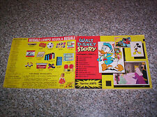 ALBUM WALT DISNEY STORY LAMPO 1971 ORIGINALE MB/OTTIMO COMPLETO NO PANINI EDIS 