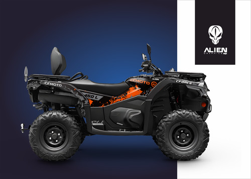 Adesivo grafico atv cfmoto - grafico,
