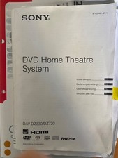 lettore DVD Home theatre System Sony Modello DAV DZ330/DZ730