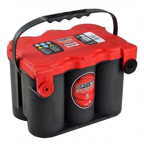 Optima red top 12v 50ah - top,