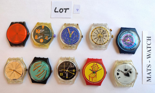 Swatch 10x custodie vintage - custodie,