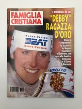 Famiglia Cristiana n.9 anno 1994 I Mondiali di sci Compagnoni la ragazza d'oro
