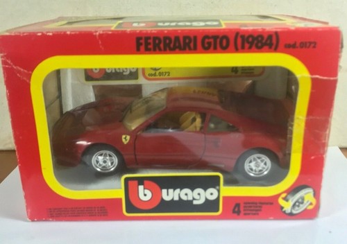 Burago ferrari gto rosso 1984 - burago,