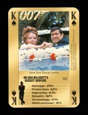 1 x playing card 007 Bonds