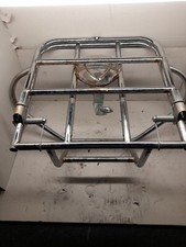 PORTAPACCHI POSTERIORE CROMATO PER VESPA 50 90 125 N L R ET3 PRIMAVERA LAMBRETTA